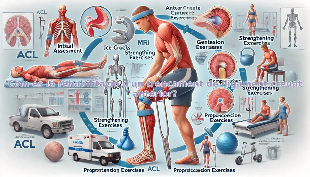Com és la rehabilitació d'un trencament de lligament creuat anterior