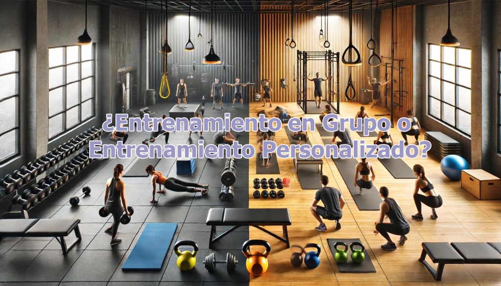 Entrenamiento en Grupo o entrenamiento personal
