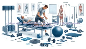 ¿Cómo es la rehabilitación de una rotura de ligamento cruzado anterior?